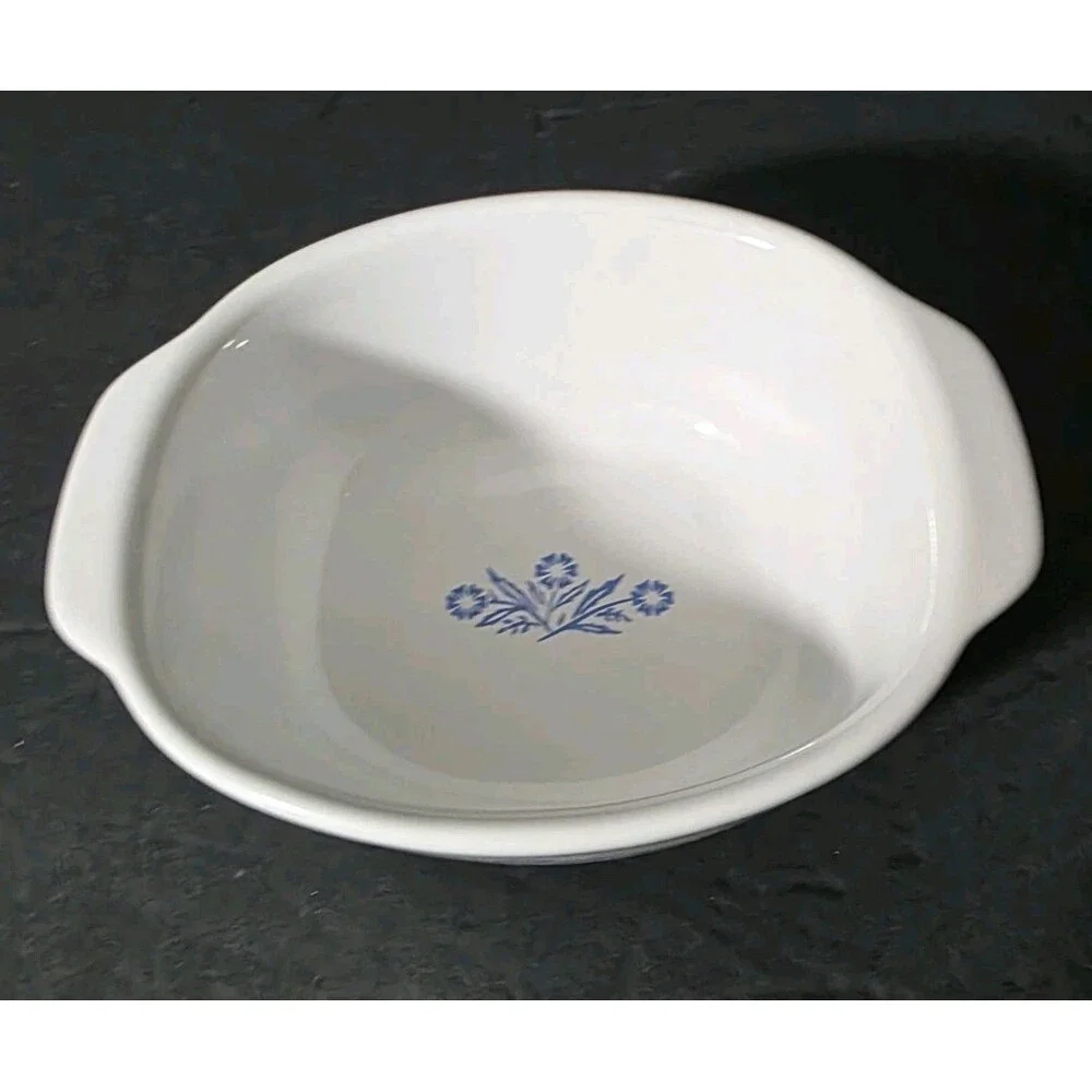 CorningWare 60th Anniversary Cornflower Blue Stoneware Casserole 1.5Qt & 20oz